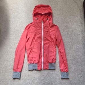 NWT Bench Coral Pink Hooded Windbreaker Jacket - Women's Small